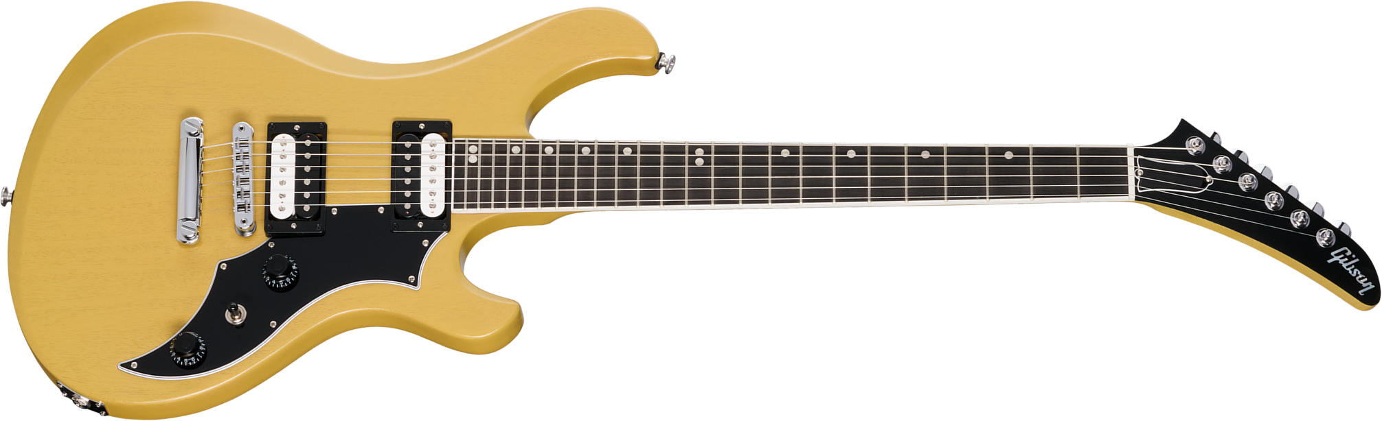 Gibson Victory Usa 2h Ht Eb - Tv Yellow Satin - Guitare Électrique Double Cut - Main picture