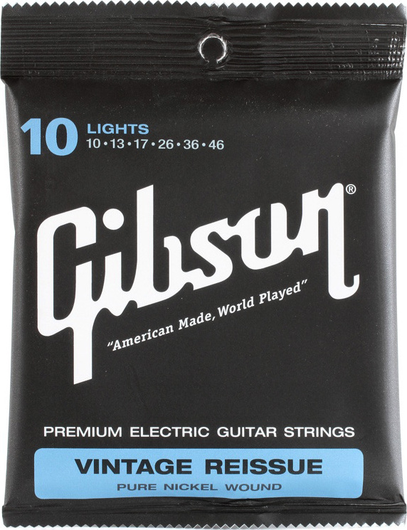 Gibson Jeu De 6 Cordes Vintage Reissue Electric Guitar Seg-vr10 010.046 - Cordes Guitare Électrique - Main picture