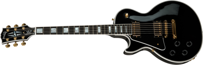 Gibson Custom Shop Les Paul Custom Gaucher - Ebony