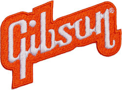 Ecusson Gibson Logo Patch - Orange