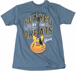 T-shirt Gibson Played By The Greats T Indigo - M