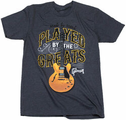 Played By The Greats T Charcoal - S