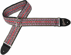 The Retro Red Guitar Strap