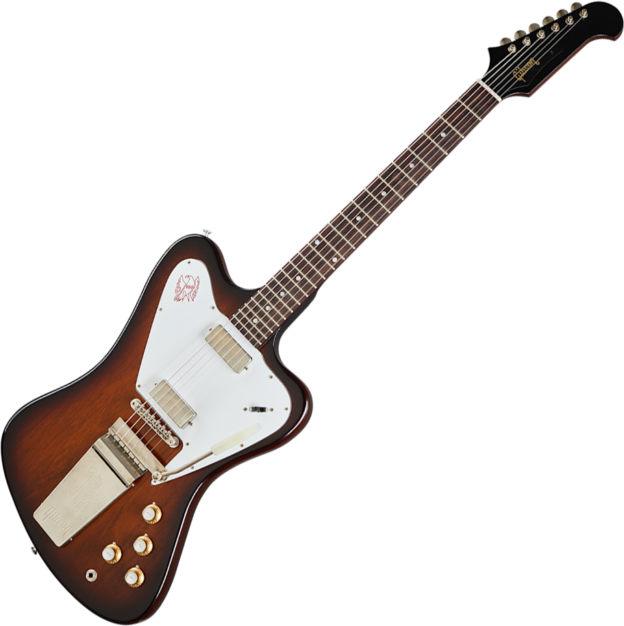Gibson Custom Shop 1965 Non Reverse Firebird V Vibrola 2mh Trem Rw - Vos Vintage Sunburst - Guitare Électrique RÉtro Rock - Variation 1