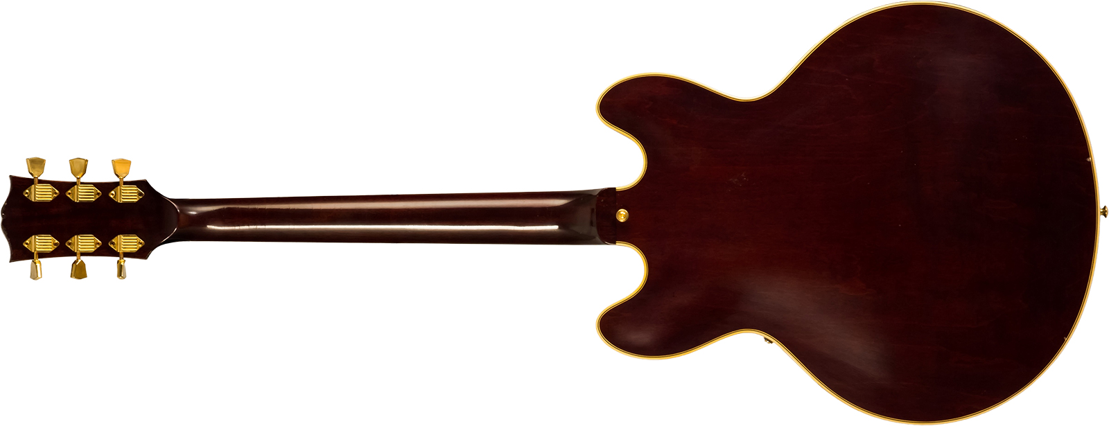 Gibson Custom Shop Bb King Es355 1974 Rumble In The Jungle 2h Trem Eb #bbes33505 - Murphy Lab Light Aged Walnut - Guitare Électrique 1/2 Caisse - Vari