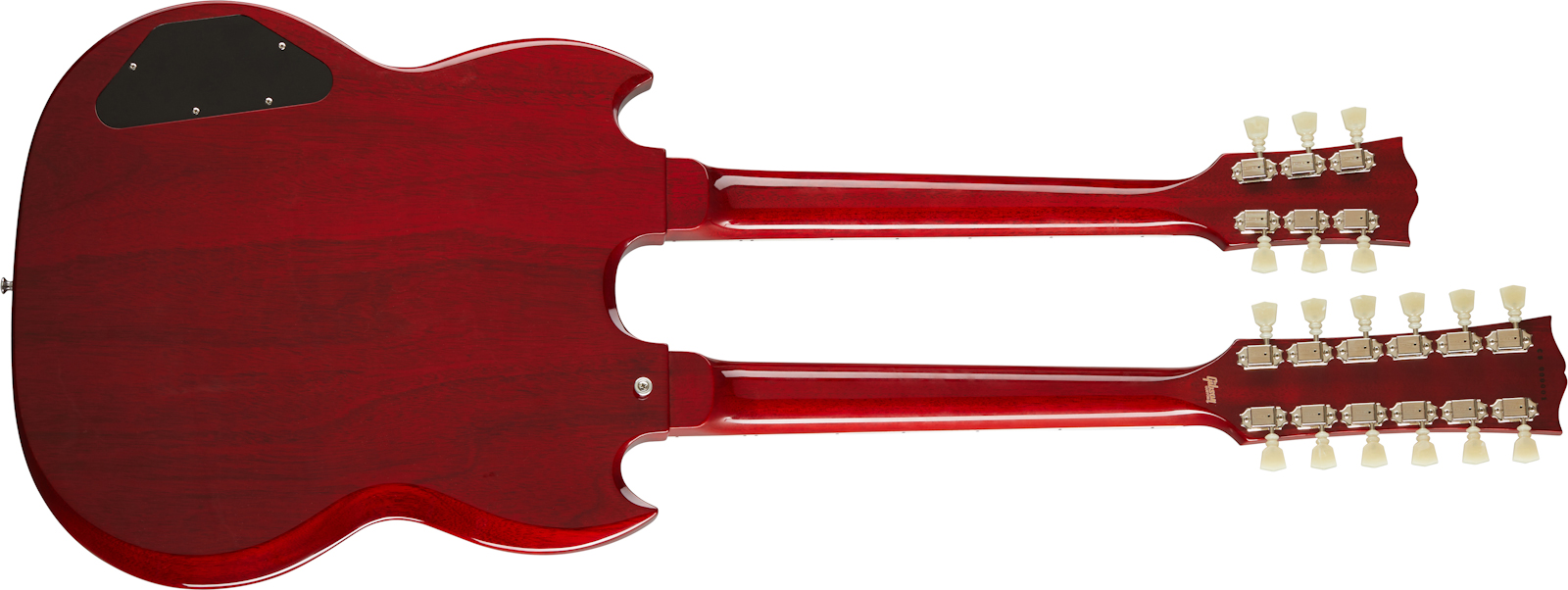 Gibson Custom Shop Eds-1275 Double Neck 2h Ht Rw - Cherry Red - Guitare Électrique Double Manche - Variation 1