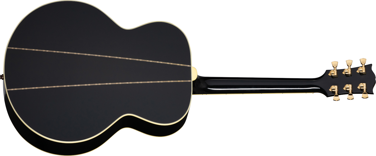 Gibson Custom Shop Elvis Presley Sj-200 Signature Jumbo Epicea Palissandre Rw - Ebony - Guitare Acoustique - Variation 1