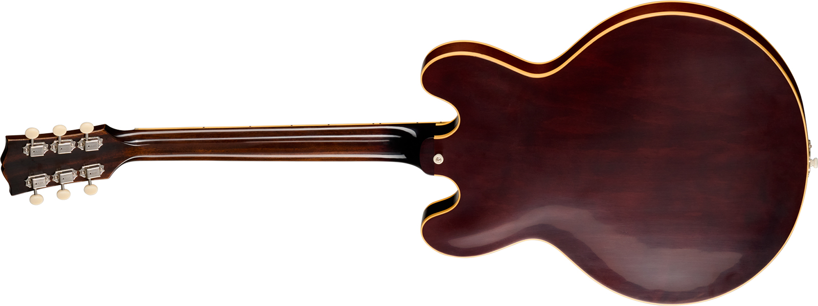 Gibson Custom Shop Es330 1959 Reissue Historic 2s P90 Ht Rw - Vintage Burst (vos Hardware) - Guitare Électrique 1/2 Caisse - Variation 1