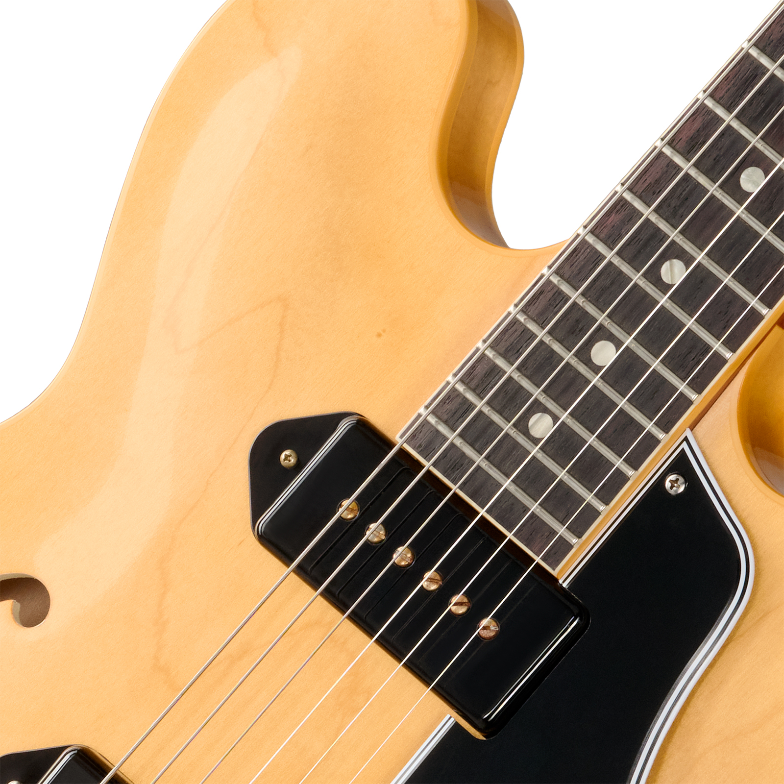 Gibson Custom Shop Es330 1959 Reissue Historic 2s P90 Ht Rw - Vintage Natural (vos Hardware) - Guitare Électrique 1/2 Caisse - Variation 2
