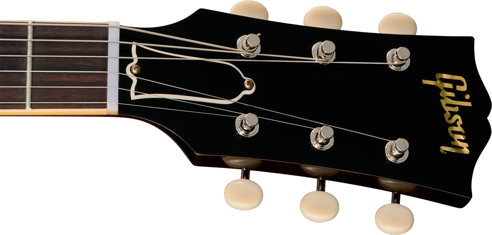 Gibson Custom Shop Es330 1959 Reissue Historic 2s P90 Ht Rw - Vintage Burst (vos Hardware) - Guitare Électrique 1/2 Caisse - Variation 4