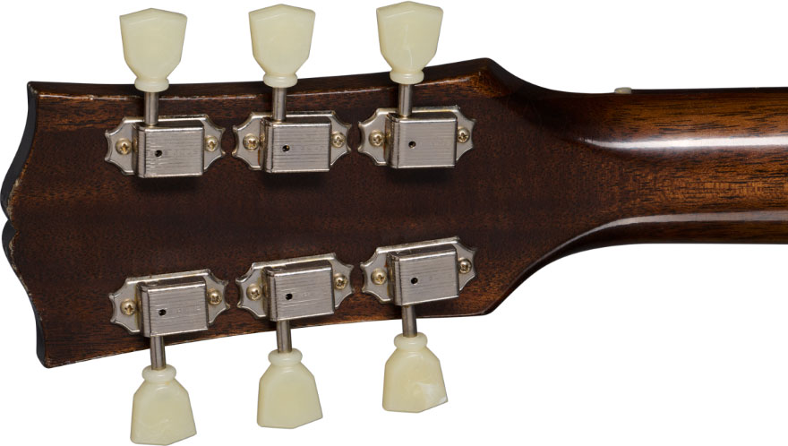 Gibson Custom Shop Es335 1958 Reissue Ltd 2h Ht Rw - Murphy Lab Light Aged Tri-burst - Guitare Électrique 1/2 Caisse - Variation 4