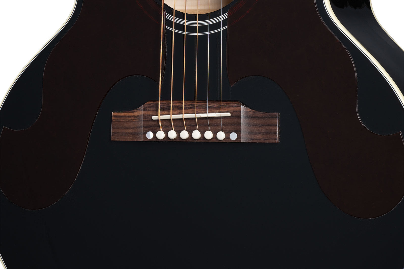 Gibson Custom Shop Everly Brothers J-180 Signature Jumbo Epicea Erable Rw - Ebony - Guitare Electro Acoustique - Variation 4