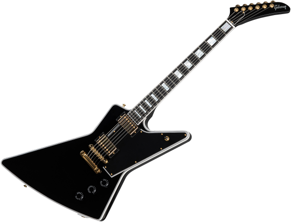 Gibson Custom Shop Explorer Custom - ebony Metal electric guitar