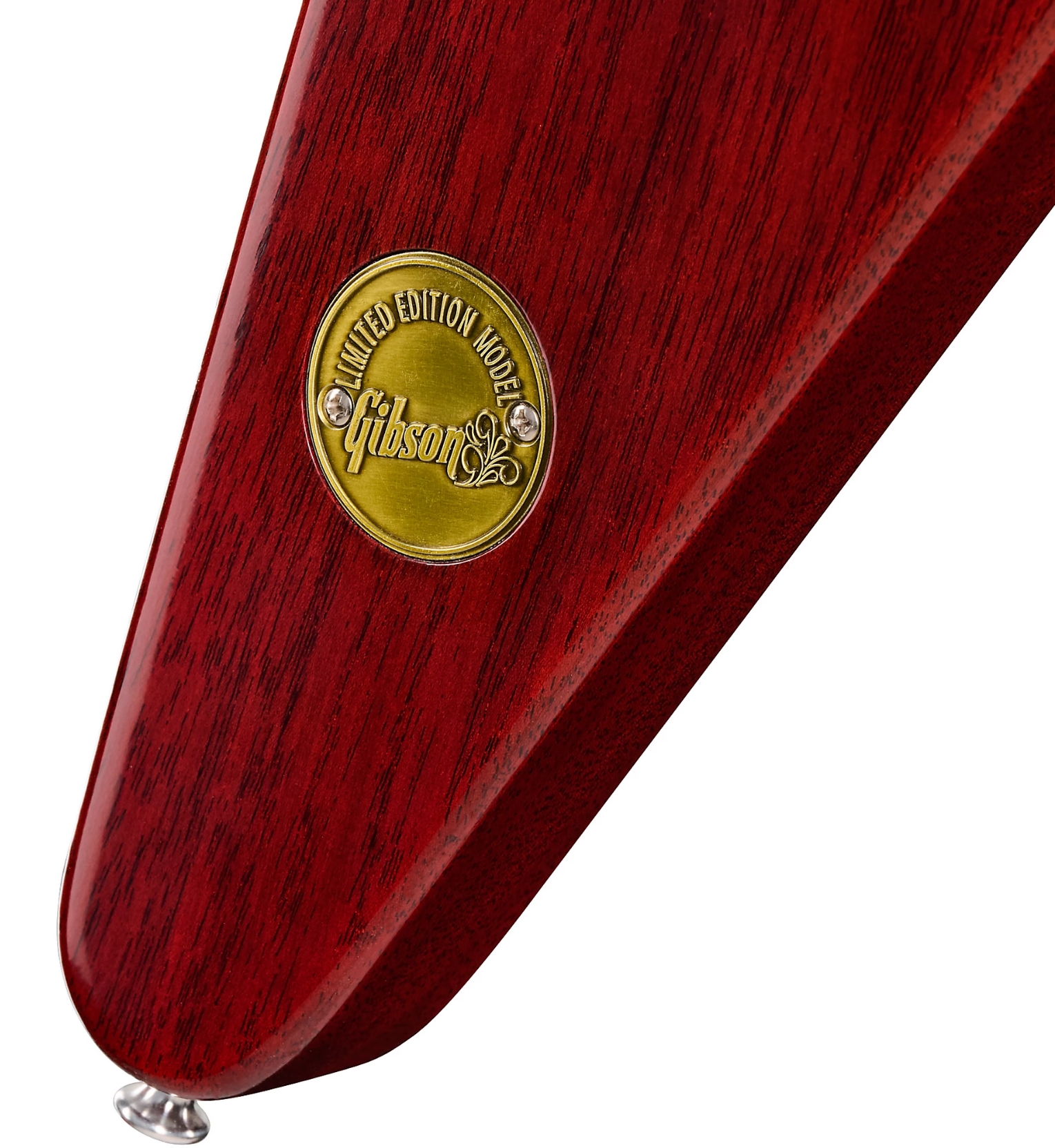 Gibson Custom Shop Flying V 1971 Reissue 2h Ht Rw - Medallion Cherry - Guitare Électrique RÉtro Rock - Variation 4