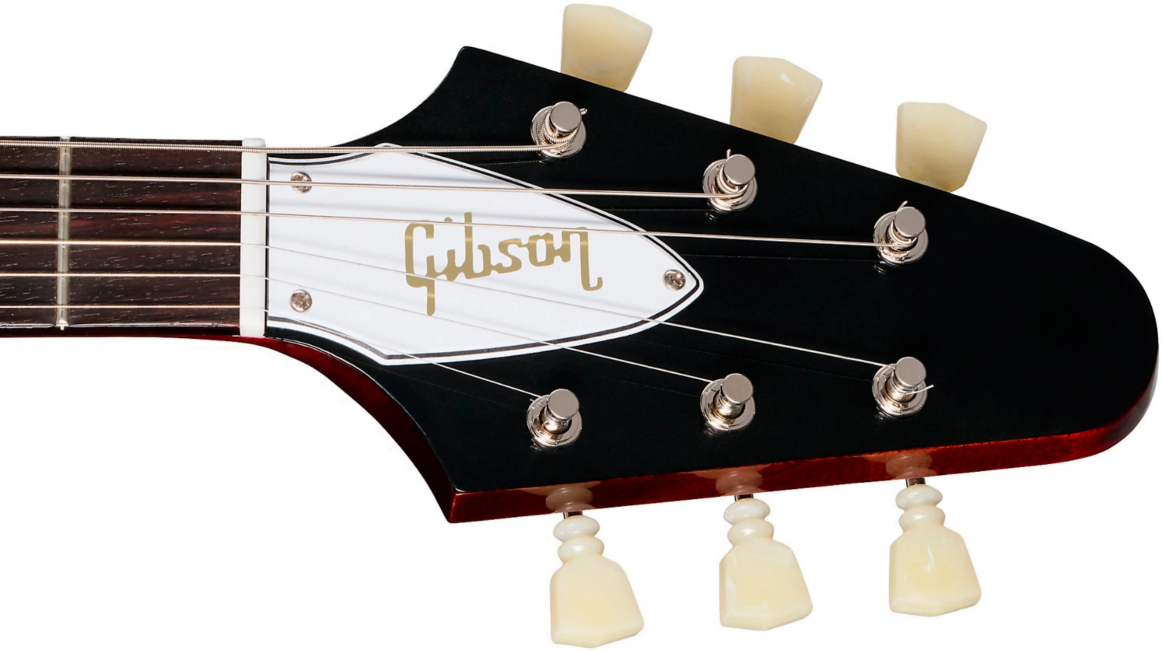 Gibson Custom Shop Flying V 1971 Reissue 2h Ht Rw - Medallion Cherry - Guitare Électrique RÉtro Rock - Variation 5