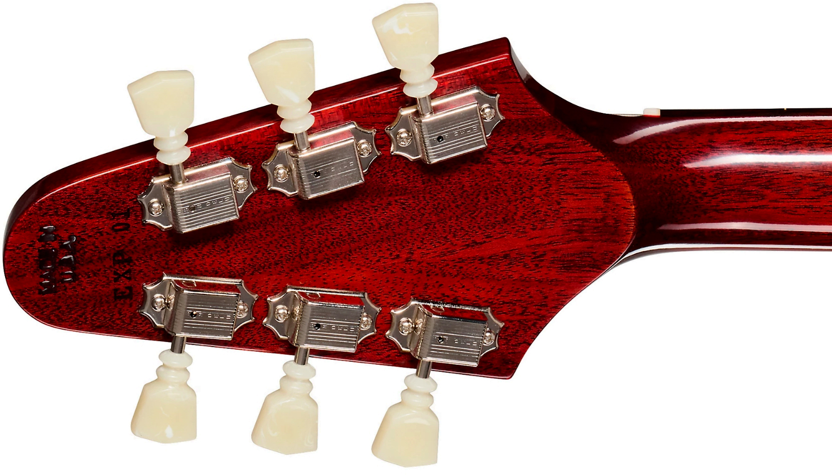 Gibson Custom Shop Flying V 1971 Reissue 2h Ht Rw - Medallion Cherry - Guitare Électrique RÉtro Rock - Variation 6