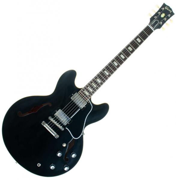 Guitare électrique 1/2 caisse Gibson Custom Shop Historic 1964 ES-335 Reissue - Vos ebony