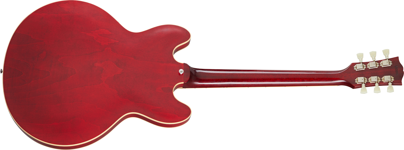 Gibson Custom Shop Historic Es-335 Reissue 1964 Lh Gaucher 2h Ht Rw - Vos Sixties Cherry - Guitare Électrique Gaucher - Variation 1