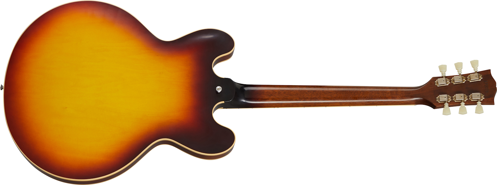 Gibson Custom Shop Historic Es335 Reissue 1961 2h Ht Rw - Vos Vintage Burst - Guitare Électrique 1/2 Caisse - Variation 1