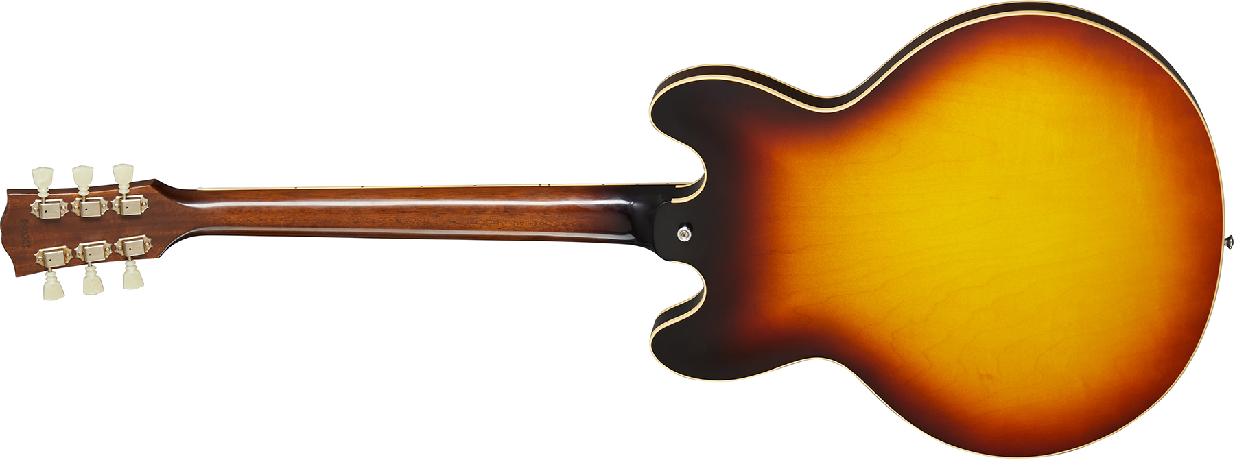 Gibson Custom Shop Historic Es-335 Reissue 1964 2h Ht Rw - Vos Vintage Burst - Guitare Électrique 1/2 Caisse - Variation 1