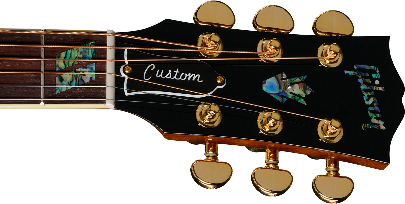 Gibson Custom Shop Hummingbird Elegant Koa Artisan Dreadnought Epicea Koa Rw - Honey Burst - Guitare Folk - Variation 5