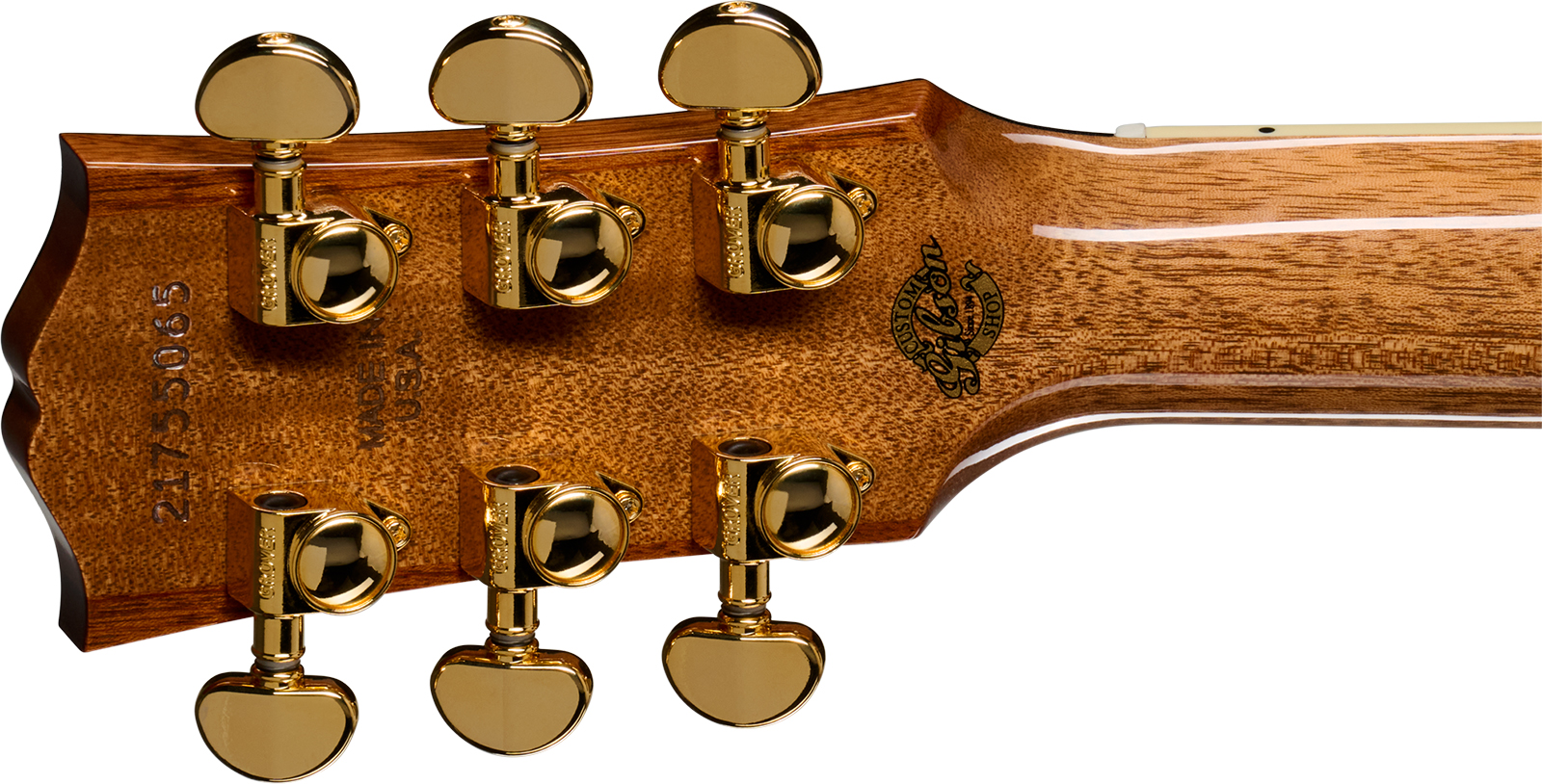 Gibson Custom Shop Hummingbird Elegant Koa Artisan Dreadnought Epicea Koa Rw - Honey Burst - Guitare Folk - Variation 6
