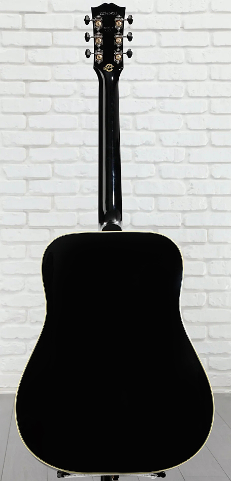 Gibson Custom Shop Hummingbird Torch Dreadnought Epicea Acajou Rw - Ebony - Guitare Folk - Variation 1