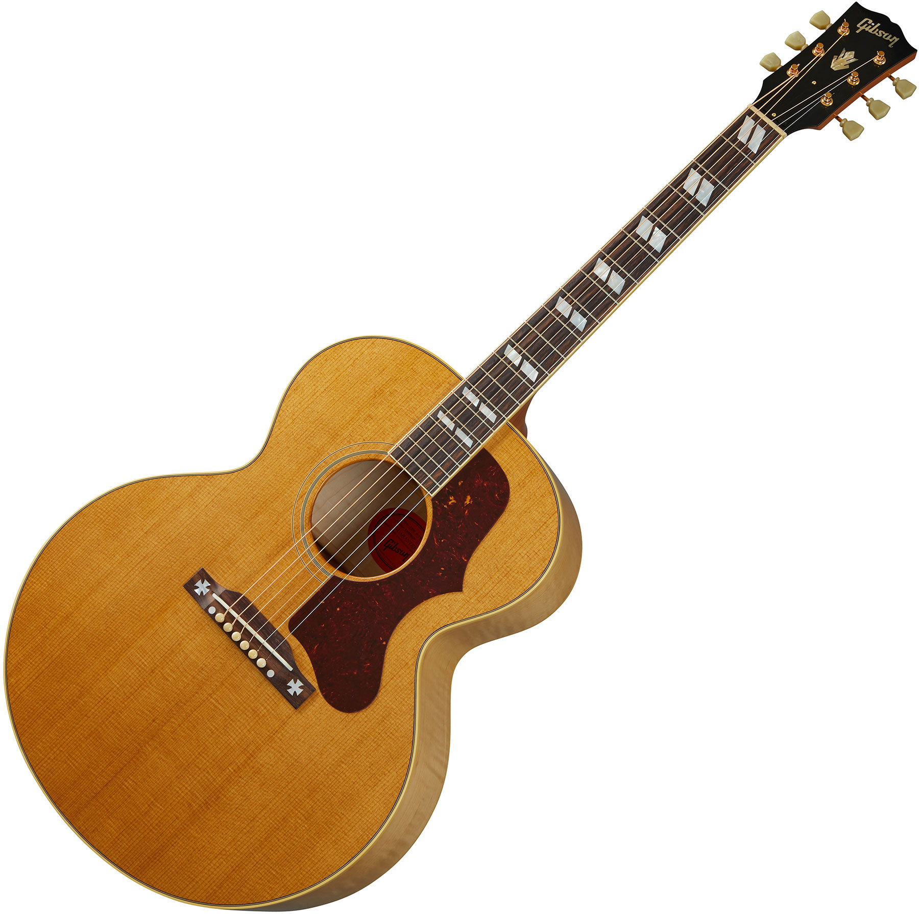 Gibson Custom Shop J-185 1952 Historic Jumbo Epicea Erable Rw - Vos Antique Natural - Guitare Folk - Variation 1