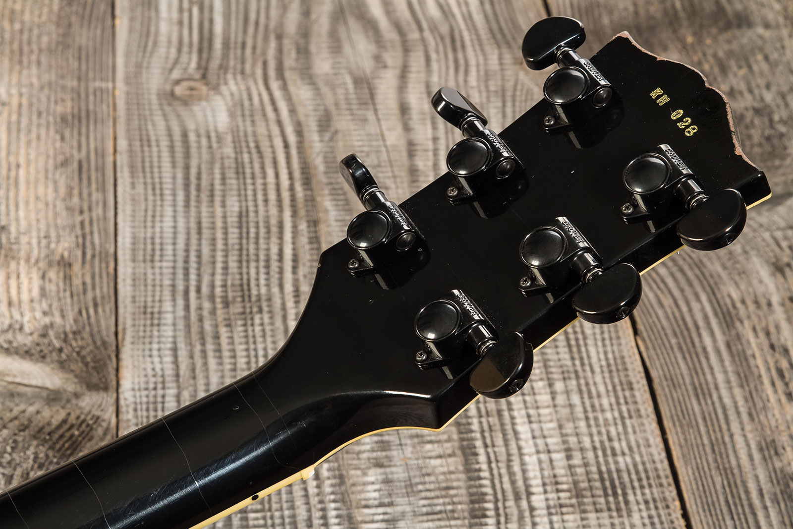 Gibson Custom Shop Kirk Hammett Les Paul Custom 1989 2h Ht Eb #kh28 - Murphy Lab Aged Ebony - Guitare Électrique Signature - Variation 9