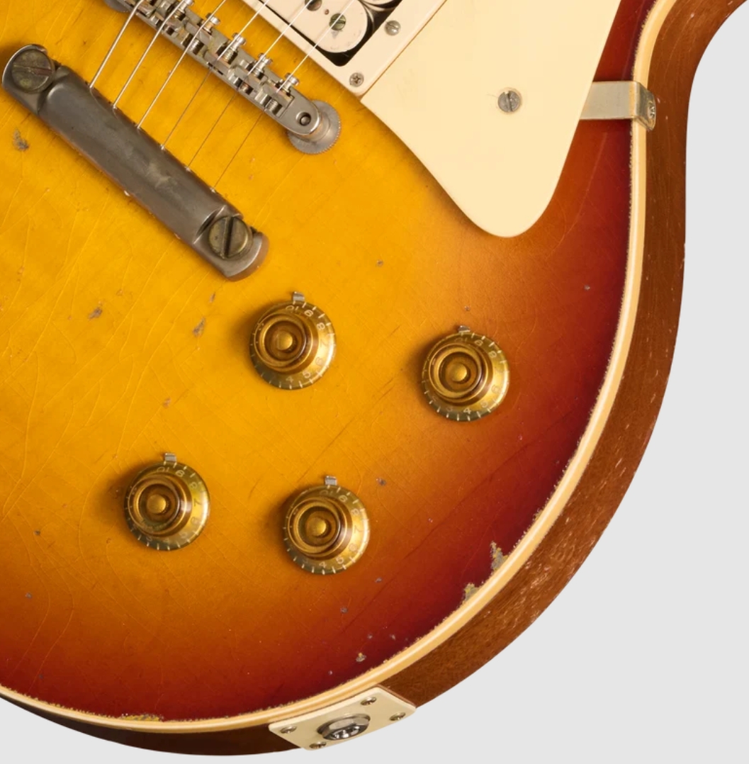 Gibson Custom Shop Les Paul 1957 Reissue Le Ltd 2h Ht Rw - Murphy Lab Ultra Heavy Aged Refin Burst - Guitare Électrique Single Cut - Variation 2