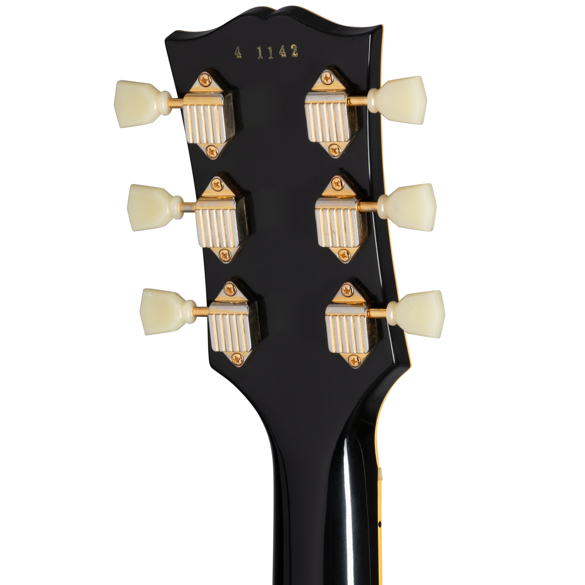 Gibson Custom Shop Les Paul Custom 1954 Black Beauty 2h Ht Rw - Vos Ebony - Guitare Électrique Single Cut - Variation 5