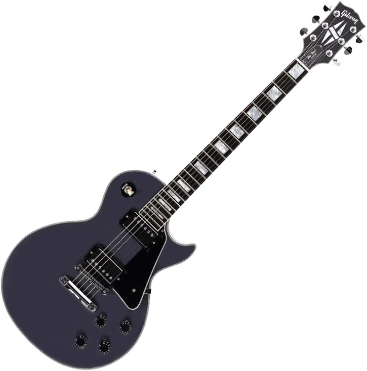 Gibson Custom Shop Les Paul Custom 2h Ht Eb - Arctic Blast - Guitare Électrique Single Cut - Variation 1