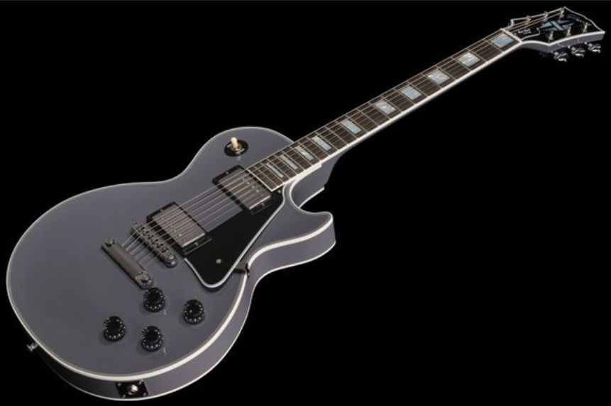 Gibson Custom Shop Les Paul Custom 2h Ht Eb - Arctic Blast - Guitare Électrique Single Cut - Variation 2