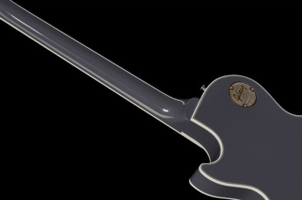 Gibson Custom Shop Les Paul Custom 2h Ht Eb - Arctic Blast - Guitare Électrique Single Cut - Variation 5