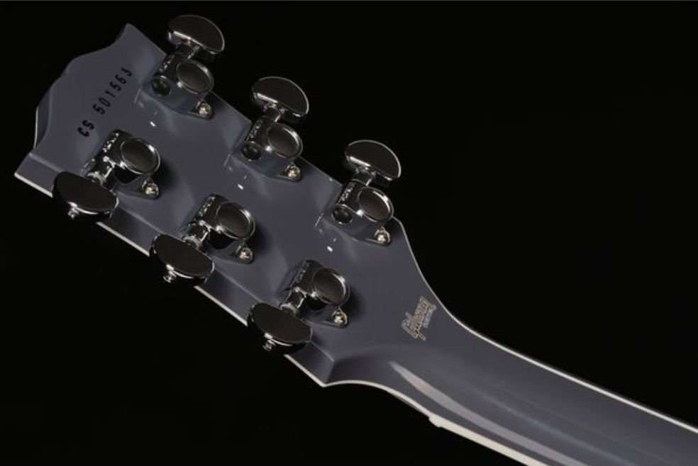 Gibson Custom Shop Les Paul Custom 2h Ht Eb - Arctic Blast - Guitare Électrique Single Cut - Variation 6