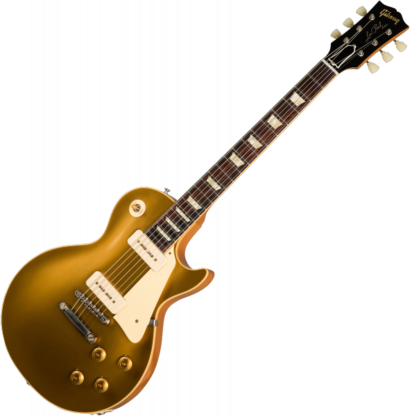 Guitare électrique solid body Gibson Custom Shop 1956 Les Paul Goldtop Reissue - Vos double gold