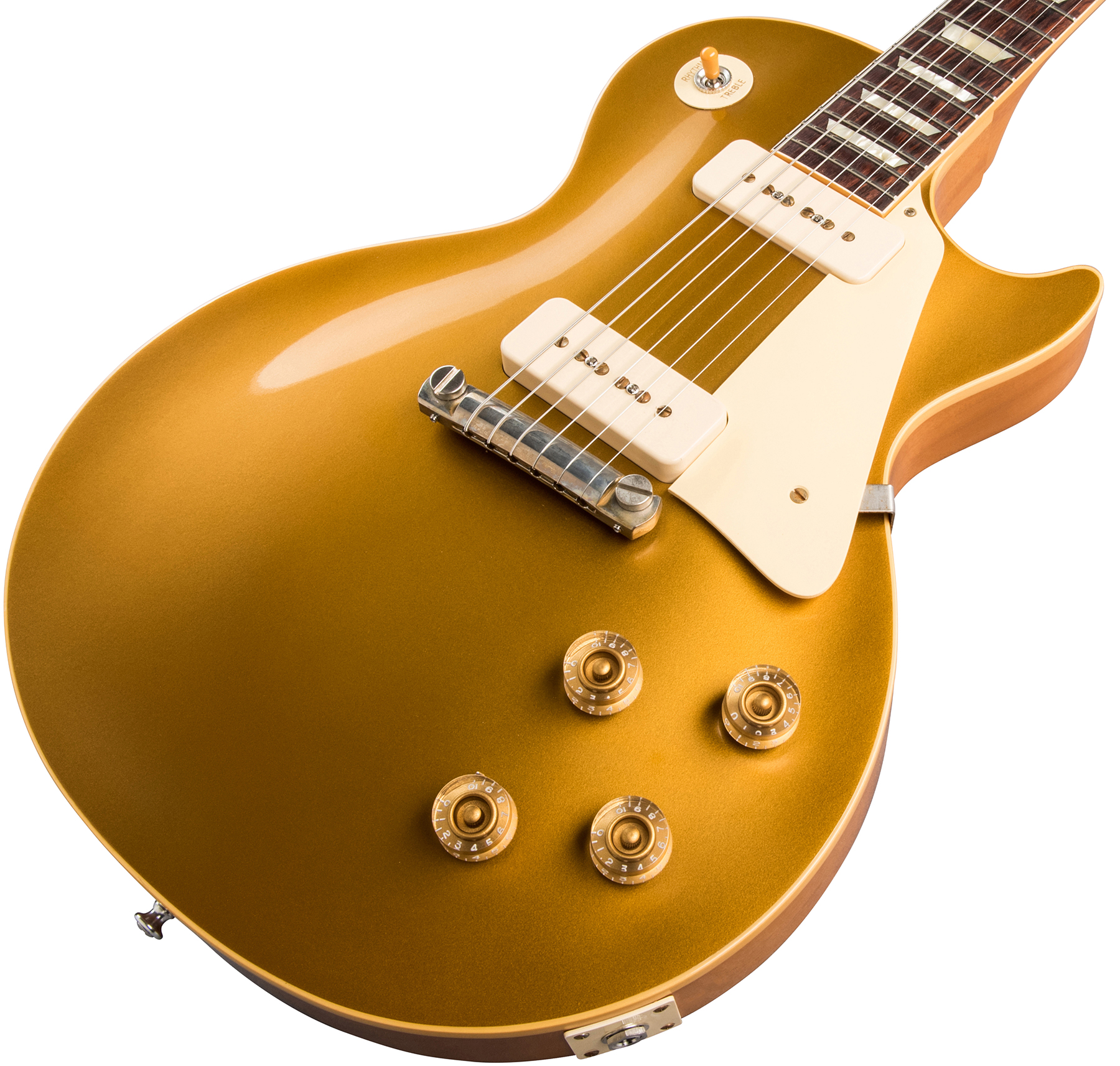 Gibson Custom Shop Les Paul Goldtop 1954 Reissue 2019 2p90 Ht Rw - Vos Double Gold - Guitare Électrique Single Cut - Variation 3