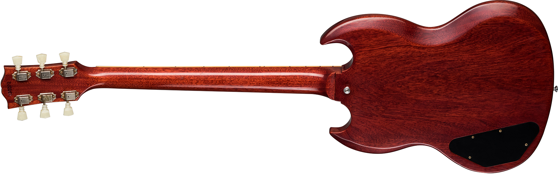 Gibson Custom Shop Sg Standard 1961 Reissue Stop Bar 2019 2h Ht Rw Rw - Vos Cherry Red - Guitare Électrique Double Cut - Variation 1