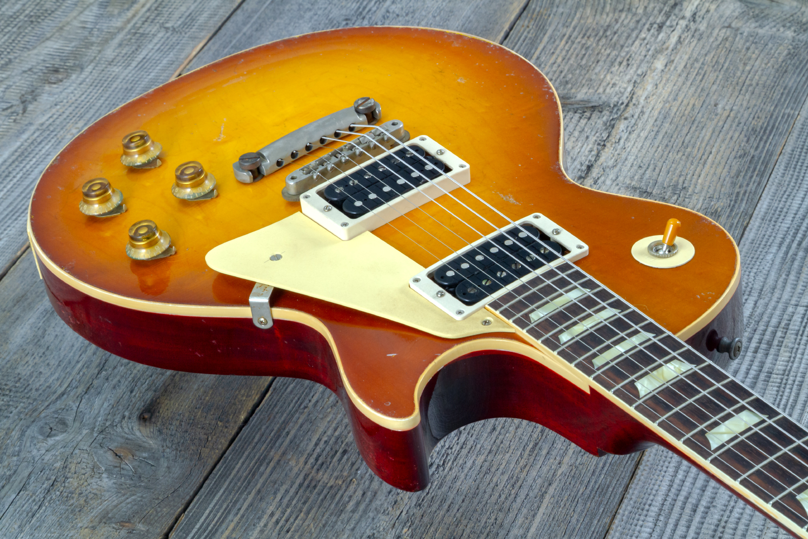 Gibson Custom Shop Les Paul Standard 1958 2h Ht #85208 - Murphy Lab Heavy Aged Botb Page 153 - Guitare Électrique Single Cut - Variation 2