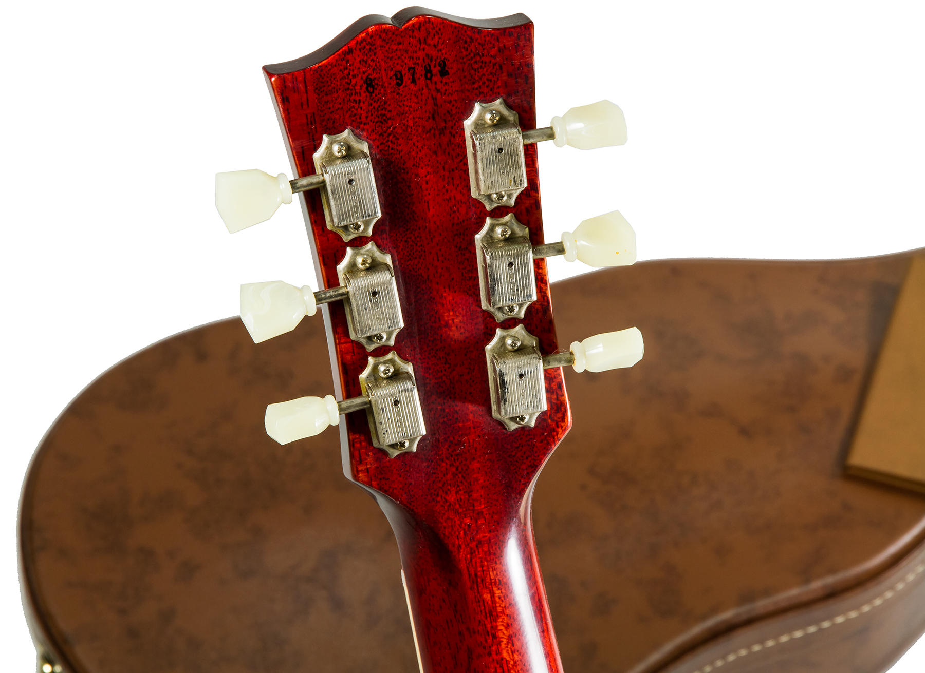 Gibson Custom Shop Les Paul Standard 1958 Reissue 2019 2h Ht Rw #89782 - Vos Washed Cherry Sunburst - Guitare Électrique Single Cut - Variation 5