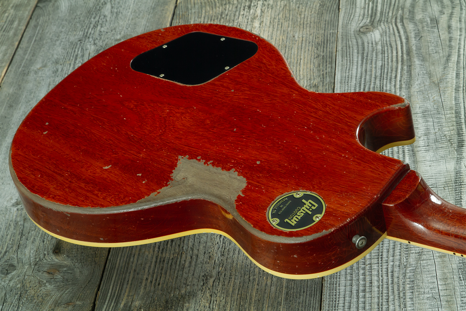 Gibson Custom Shop Les Paul Standard 1958 Reissue 2h Ht Rw #83205 - Murphy Lab Heavy Aged Lemon Burst - Guitare Électrique Single Cut - Variation 8