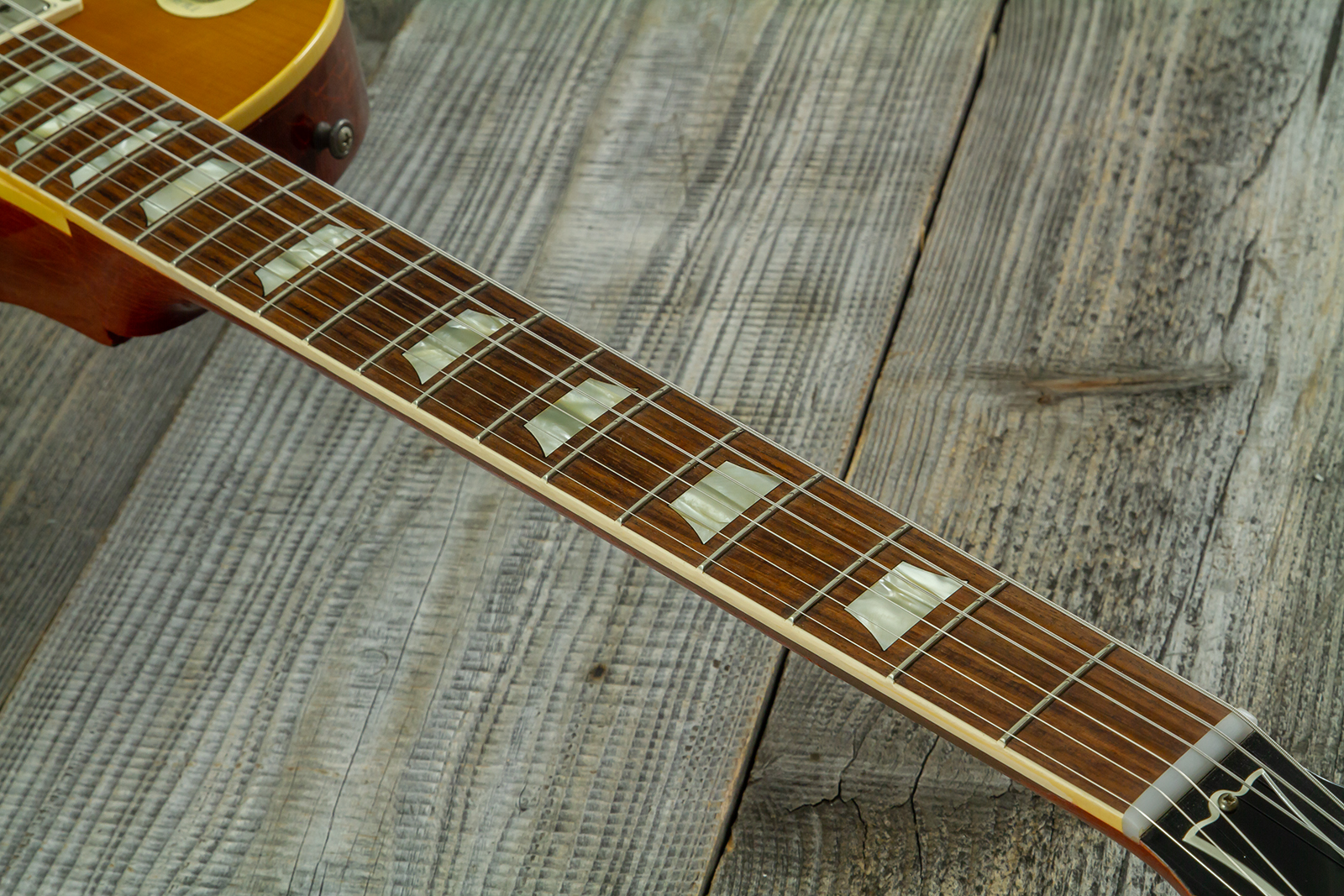 Gibson Custom Shop Les Paul Standard 1958 Reissue 2h Ht Rw #83205 - Murphy Lab Heavy Aged Lemon Burst - Guitare Électrique Single Cut - Variation 6