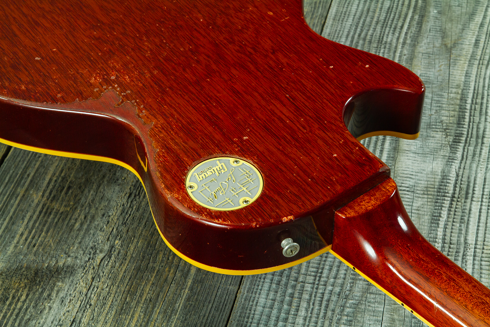 Gibson Custom Shop Les Paul Standard 1959 2h Ht Rw #961232 - Murphy Lab Aged Tobacco Sunburst - Guitare Électrique Single Cut - Variation 10