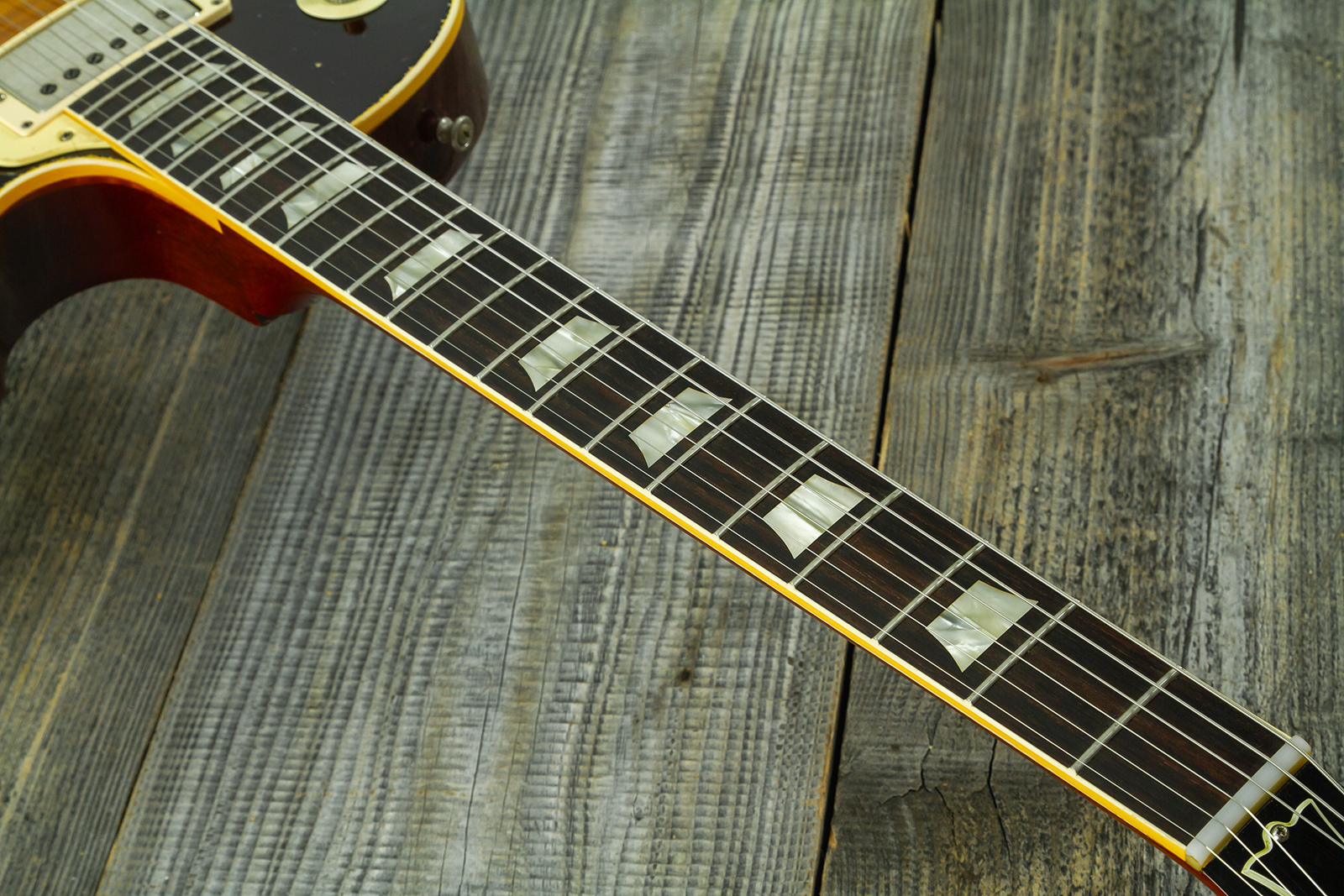 Gibson Custom Shop Les Paul Standard 1959 2h Ht Rw #961232 - Murphy Lab Aged Tobacco Sunburst - Guitare Électrique Single Cut - Variation 6