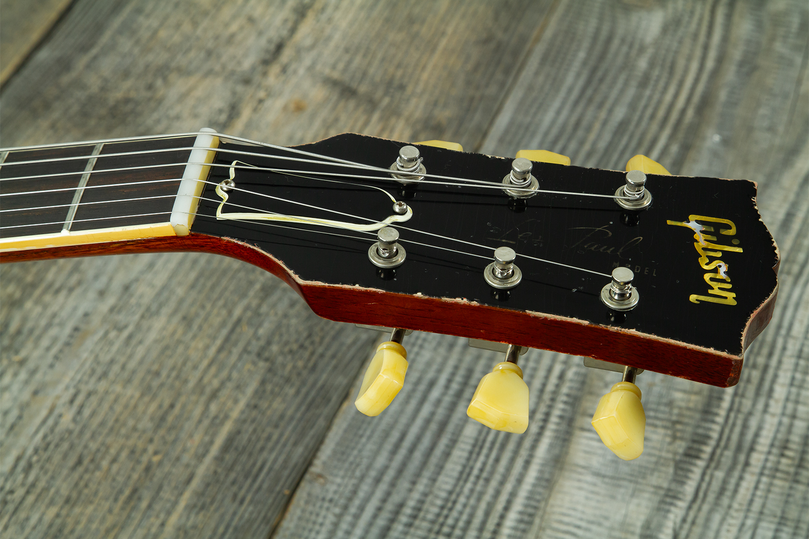 Gibson Custom Shop Les Paul Standard 1959 2h Ht Rw #961232 - Murphy Lab Aged Tobacco Sunburst - Guitare Électrique Single Cut - Variation 7