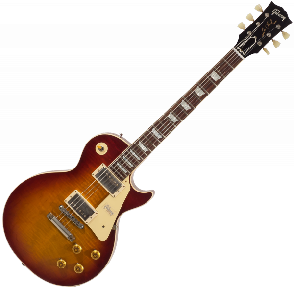 Guitare électrique solid body Gibson Custom Shop 1959 Les Paul Standard - VOS Vintage Cherry Sunburst