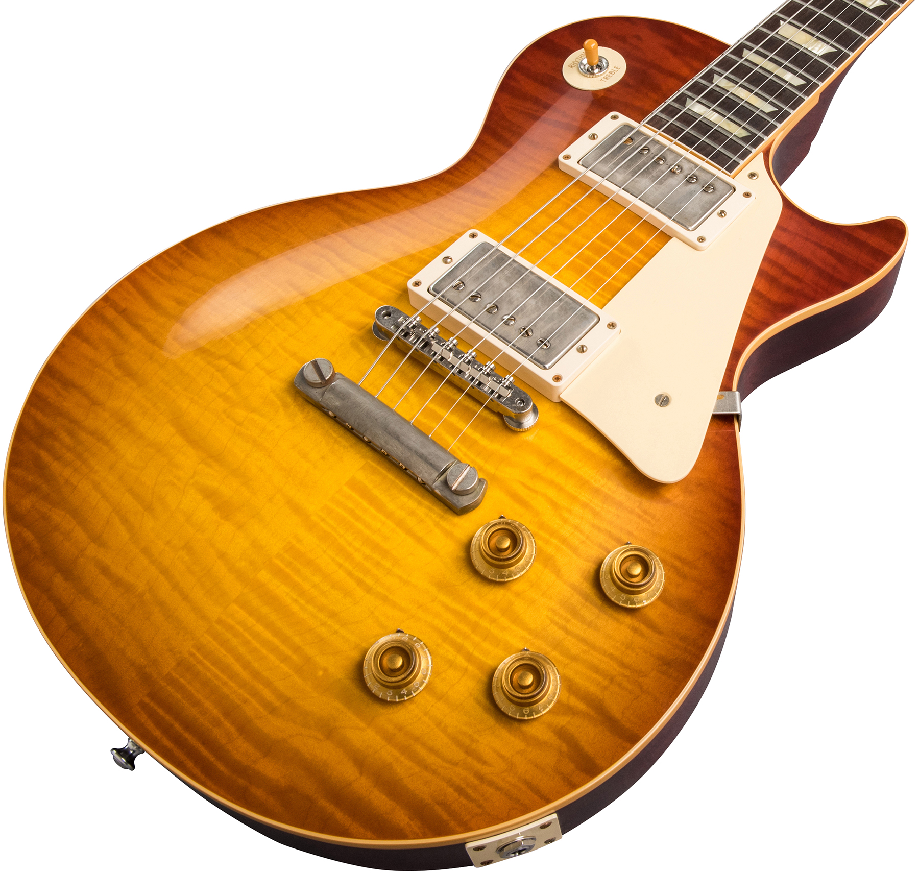 Gibson Custom Shop Les Paul Standard 1959 60th Anniversary Bolivian Rw - Vos Orange Sunset Fade - Guitare Électrique Single Cut - Variation 3