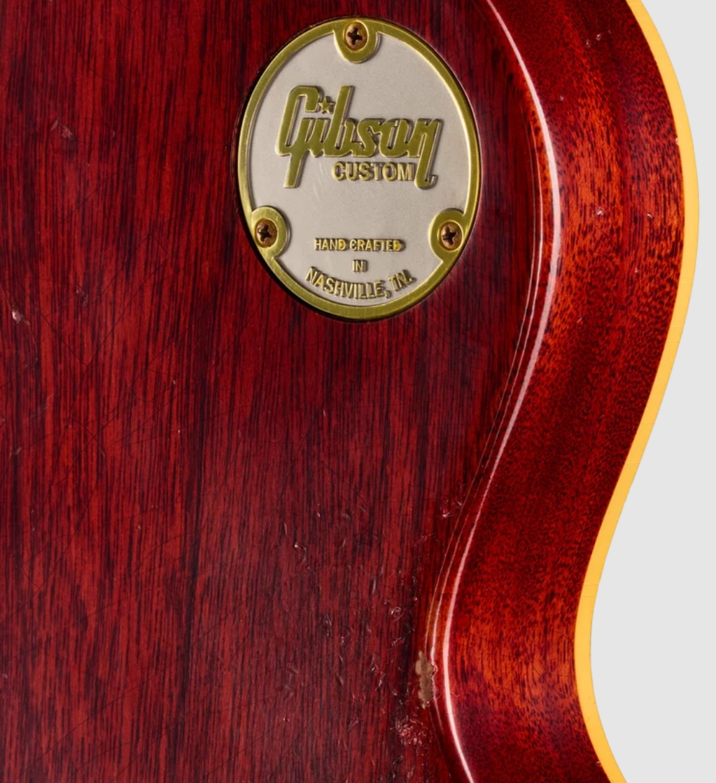 Gibson Custom Shop Les Paul Standard 1959 Birdseye Maple Le Ltd 2h Ht Rw - Murphy Lab Light Aged Peach Tea Burst - Guitare Électrique Single Cut - Var