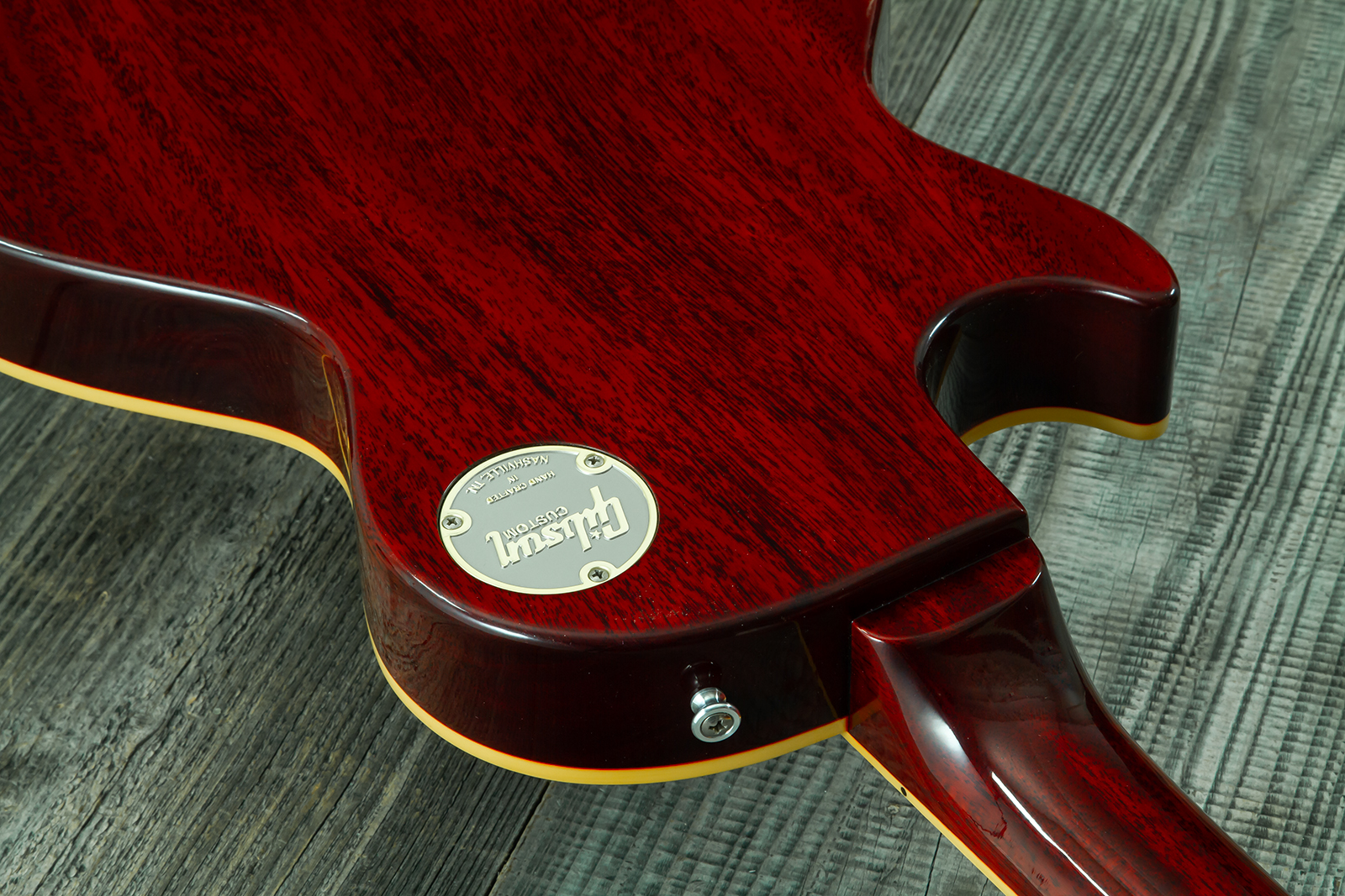 Gibson Custom Shop Les Paul Standard 1959 Reissue 2h Ht Rw #951086 - Vos Iced Tea Burst - Guitare Électrique Single Cut - Variation 9