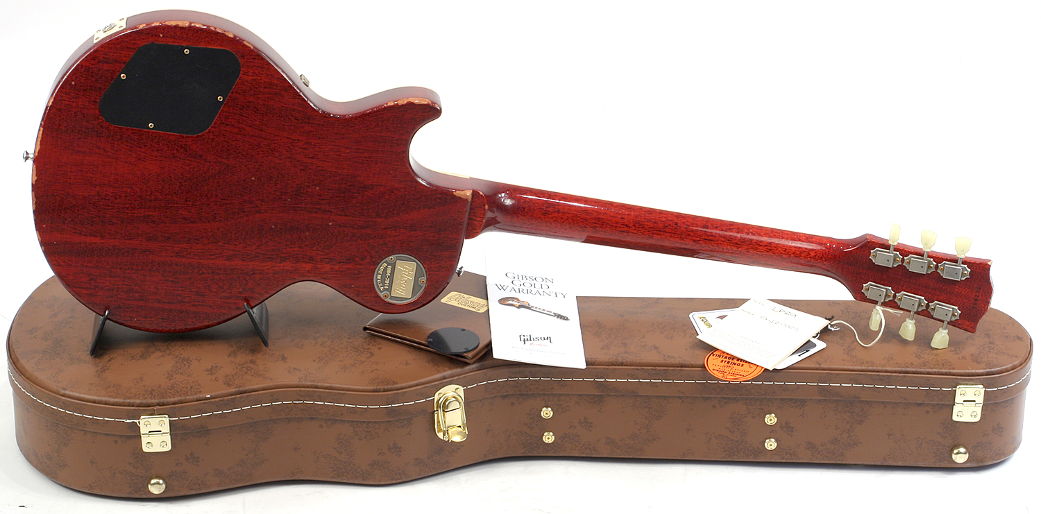 Gibson Custom Shop M2m Les Paul Standard 1959 Reissue 2h Ht Rw #942988 - Aged Iced Tea - Guitare Électrique Single Cut - Variation 2